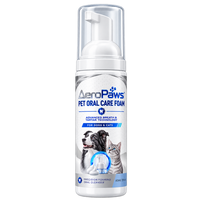 AeroPaws Pet Oral Care Foam bottle