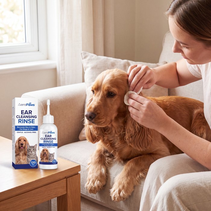 Ear Cleansing Rinse in daily use