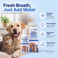 AeroPaws® Fresh Breath Water Additive for Dogs & Cats, 100 mL