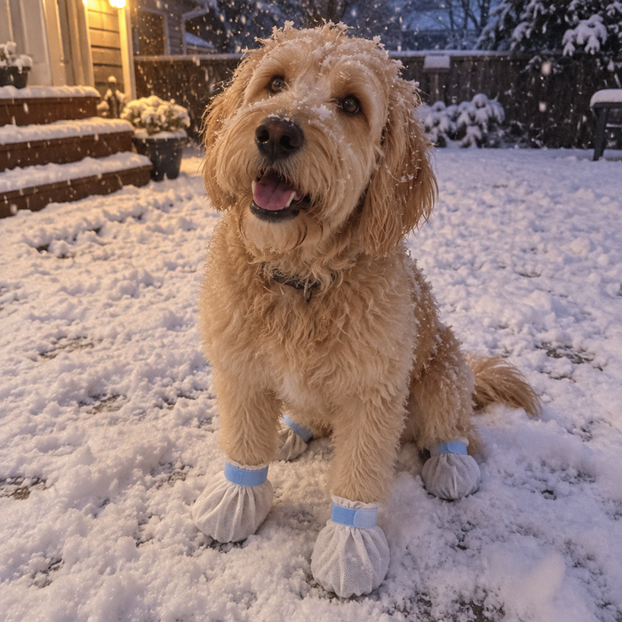 A doodle in the snow