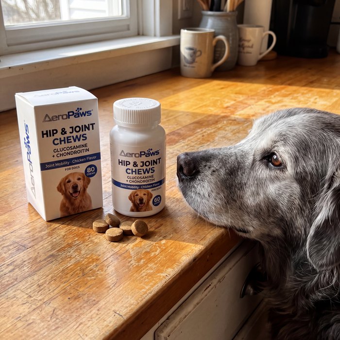 Hip & Joint Chews at home
