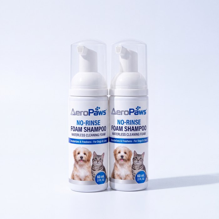 Two of No-Rinse Foam Shampoo