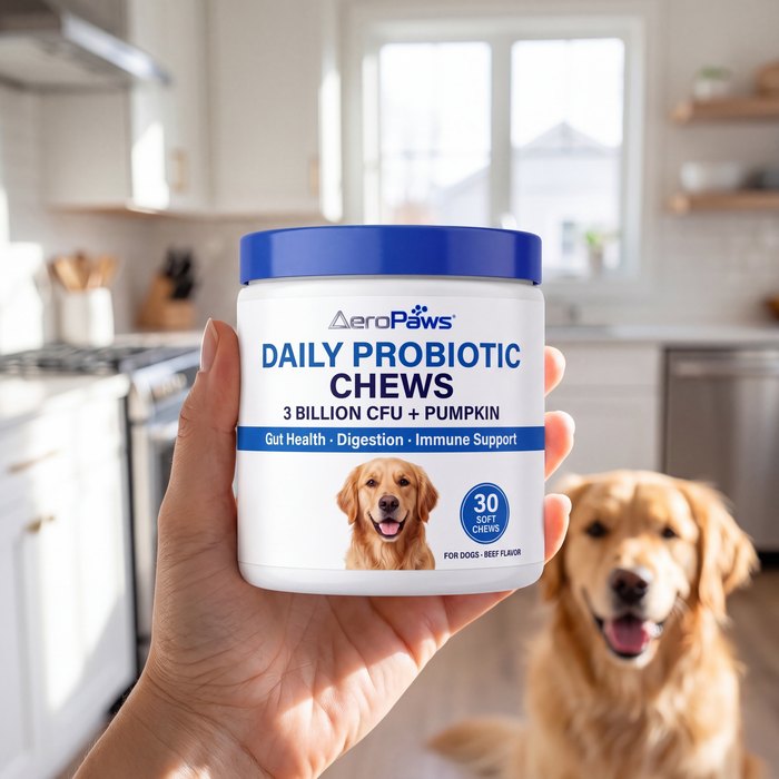 Daily Probiotic Chews in the kitchen